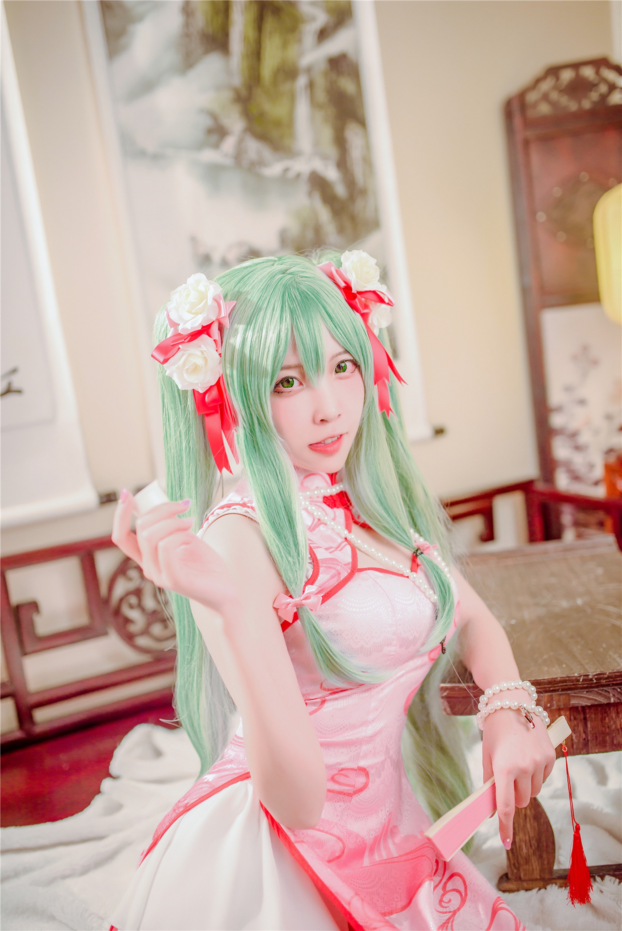 图片[1]-风之领域 – NO.189 高雄泳装和初音未来 [47P]-XikXak